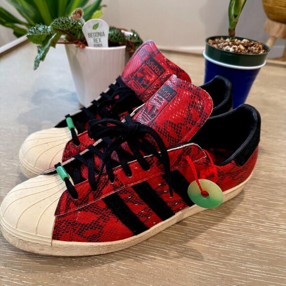 2012 Adidas Superstar 80s CNY Chinese New Year Snake Edition (Cardin Q35133)
